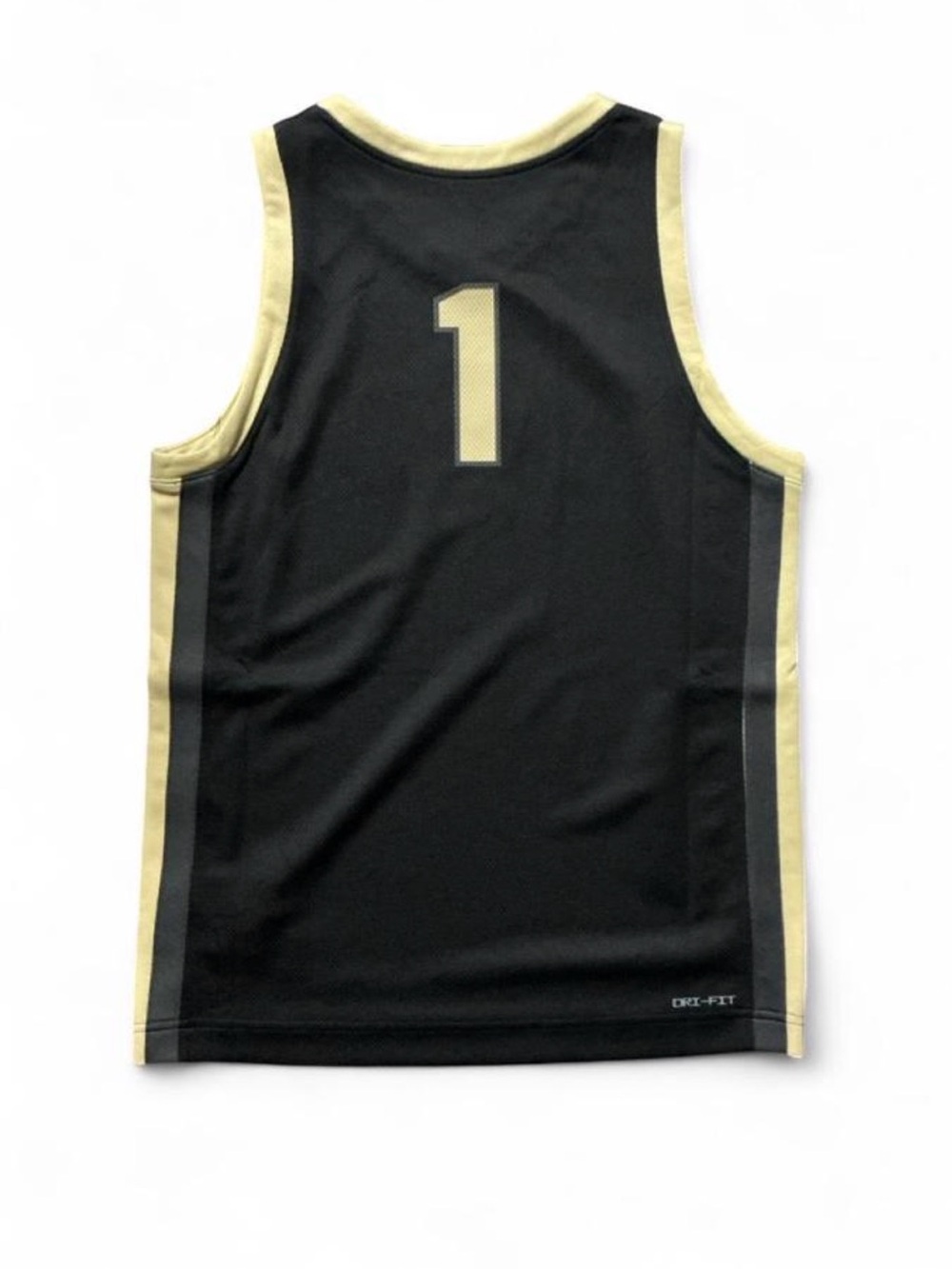 Nike Black and Gold Purdue #1 Basketball Jersey NWT Medium Youth - Picture 3 of 3